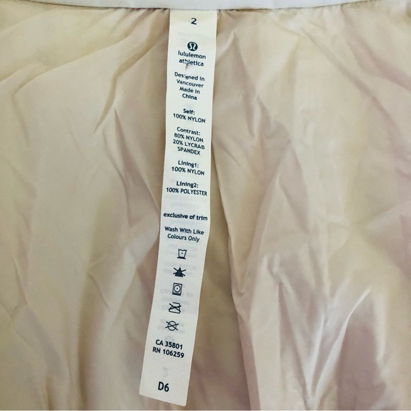 Lululemon Out and About Peplum Jacket Ecru Off-White 2 - Picture 9 of 9